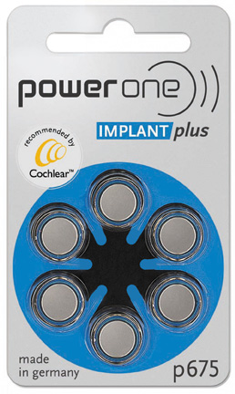 power one cochlear implant batteries