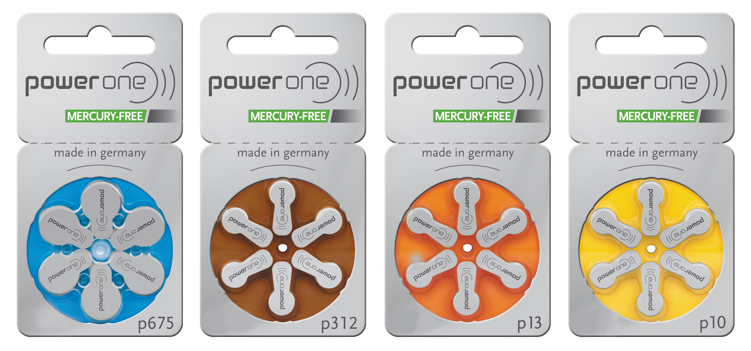 power one mercury-free hearing aid batte...